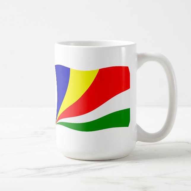 Seychelles Flag Mug (Right)