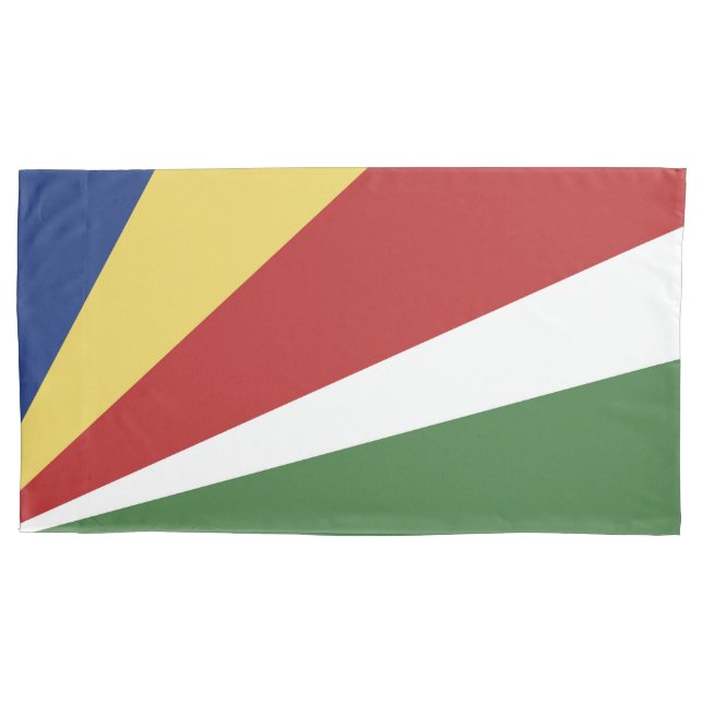 Seychelles flag pillowcase (Front)