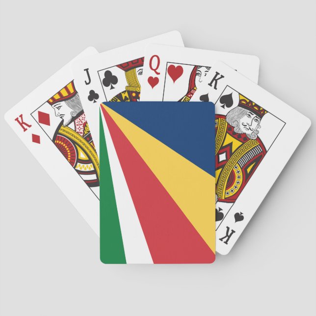 Seychelles Flag Playing Cards (Back)