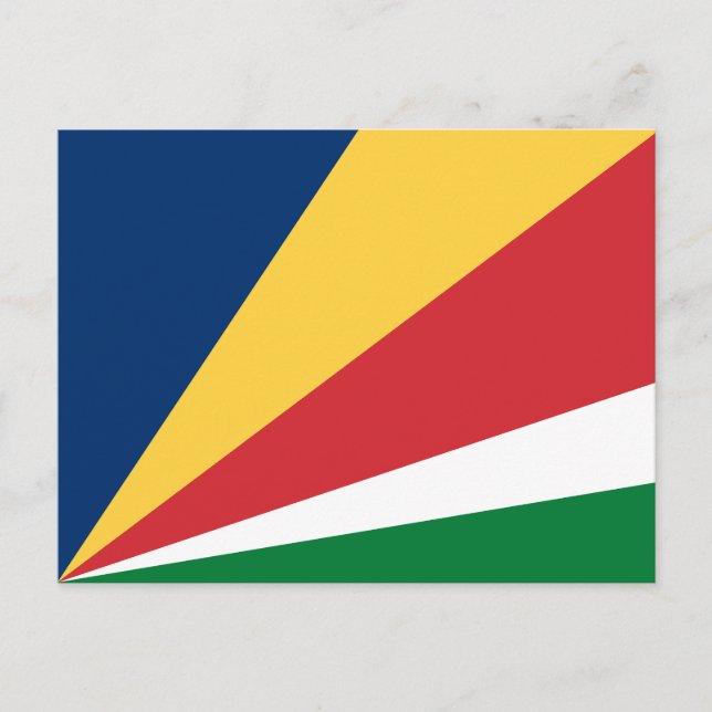 Seychelles Flag Postcard (Front)