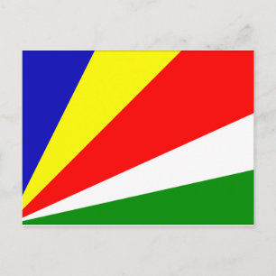 Seychelles Flag Postcard