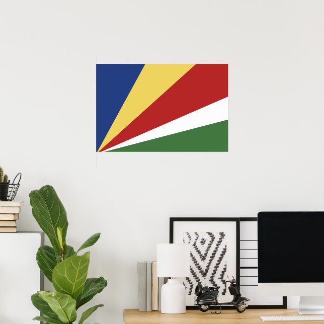 Seychelles flag poster (Home Office)