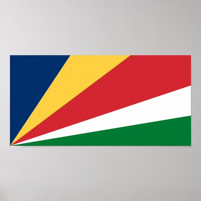 Seychelles Flag Poster (Front)