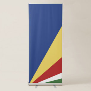 Seychelles flag retractable banner