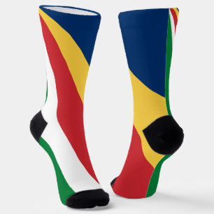 Seychelles Flag Socks