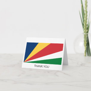 Seychelles Flag Thank You Card