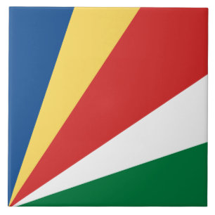 Seychelles Flag Tile