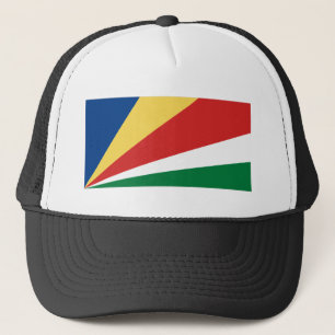 Seychelles Flag Trucker Hat