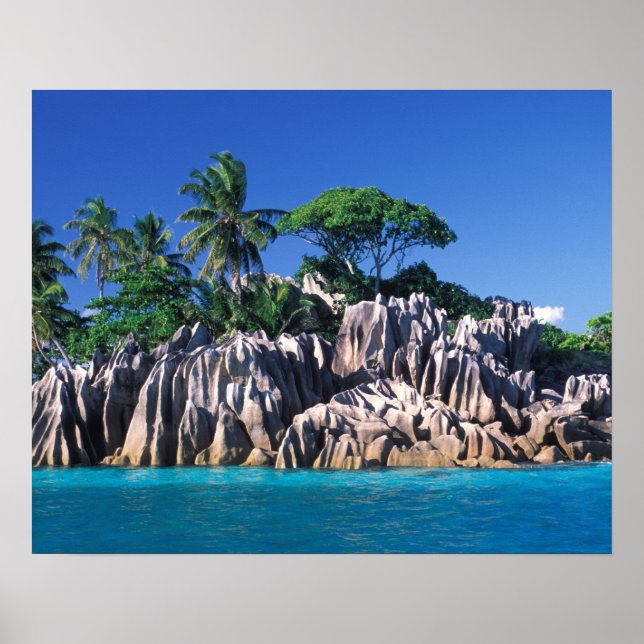 Seychelles. Ilot St. Pierre (near Praslin Poster (Front)