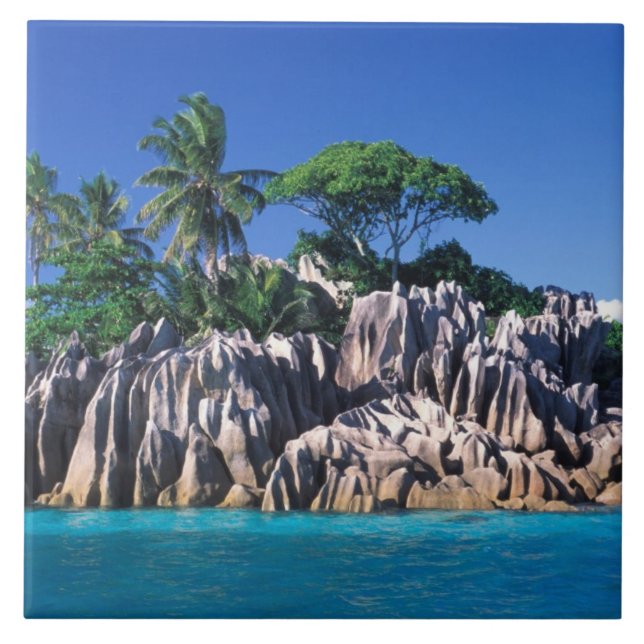 Seychelles. Ilot St. Pierre (near Praslin Tile (Front)