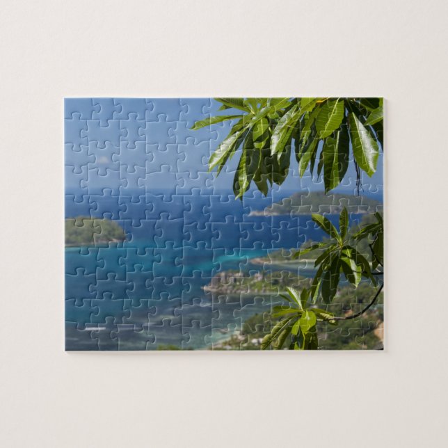 Seychelles, Island of Mahe. Western coast of Jigsaw Puzzle (Horizontal)