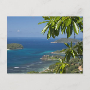 Seychelles, Island of Mahe. Western coast of Postcard