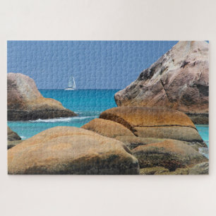 Seychelles Island Tropical Nautical Jigsaw Puzzle