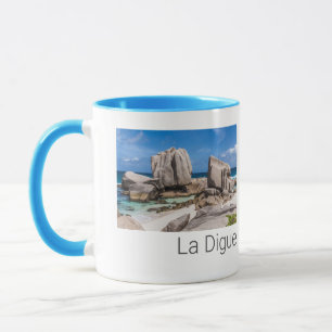 Seychelles La Digue Anse Marron Beach Vintage Mug