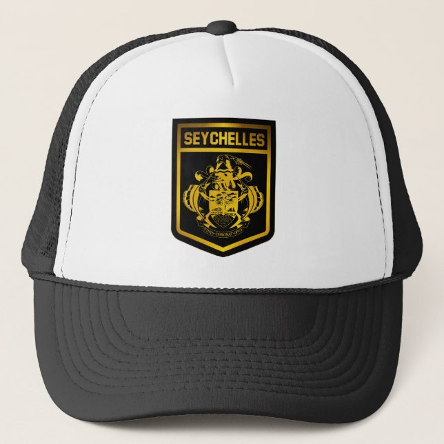 Seychelles logo trucker hat (Front)