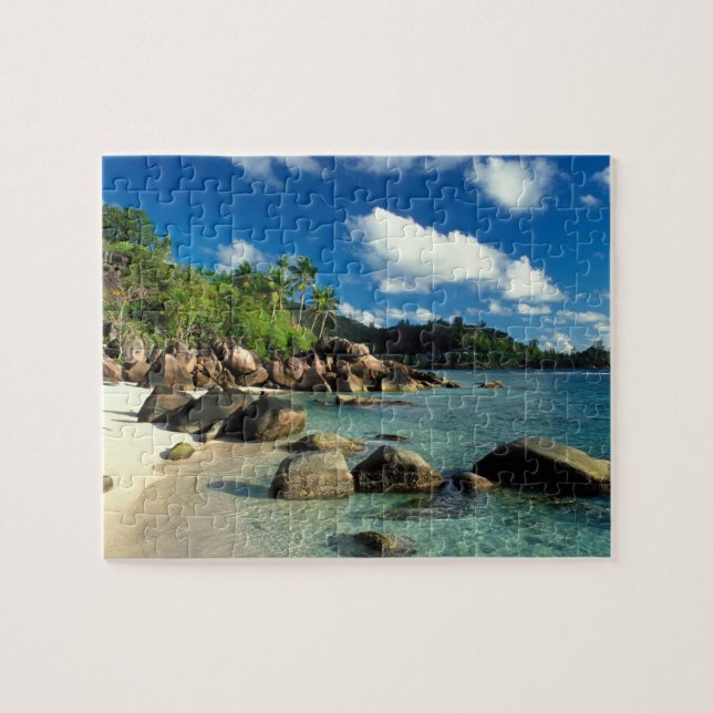 Seychelles, Mahe Island, Anse Royale Beach. 3 Jigsaw Puzzle (Horizontal)