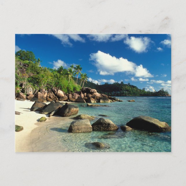 Seychelles, Mahe Island, Anse Royale Beach. 3 Postcard (Front)