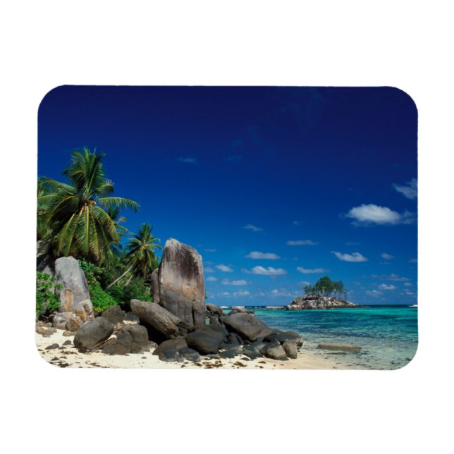 Seychelles, Mahe Island, Anse Royale Beach. Magnet (Horizontal)