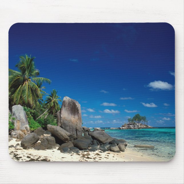Seychelles, Mahe Island, Anse Royale Beach. Mouse Mat (Front)