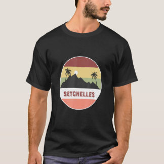 Seychelles Mountain And Palms T-Shirt