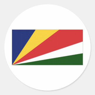 Seychelles National Flag Classic Round Sticker