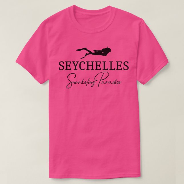 Seychelles Snorkelling Paradise T-Shirt (Design Front)