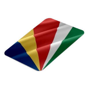 Seychelles - Waving Flag - Magnet