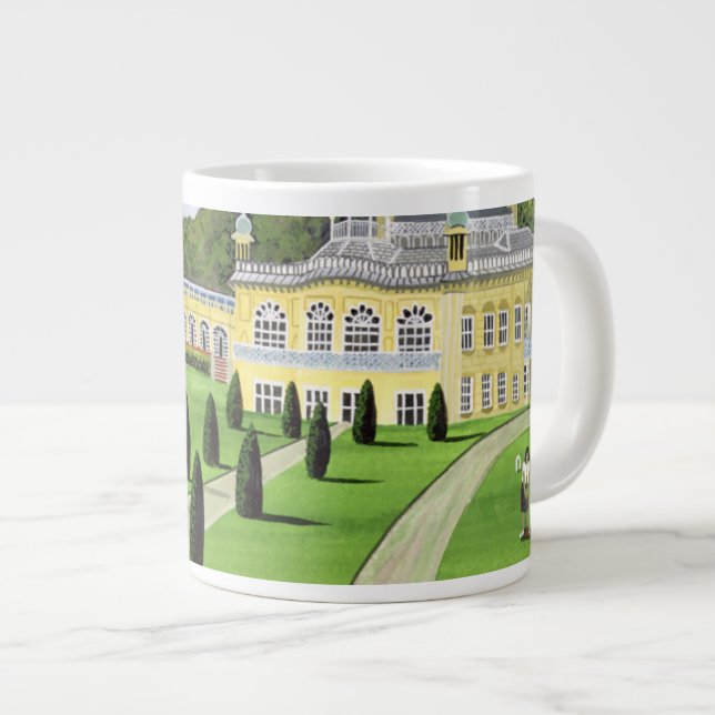 Sezincote Gloucestershire 1991 Large Coffee Mug (Front Right)
