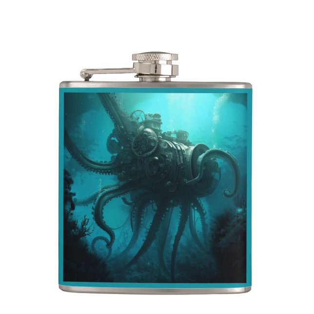 SF - 20,000 Leagues 1 Hip Flask (Front)
