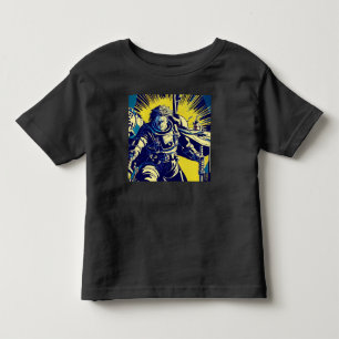 SF - Anime Hero Woodcut 1 Toddler T-Shirt