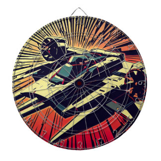 SF Anime Starfighter - Woodcut (1) Dartboard