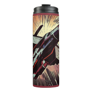 SF - Anime Starfighter Woodcut 2 Thermal Tumbler