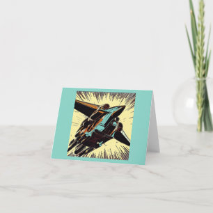 SF - Anime Starfighter Woodcut 3 Card