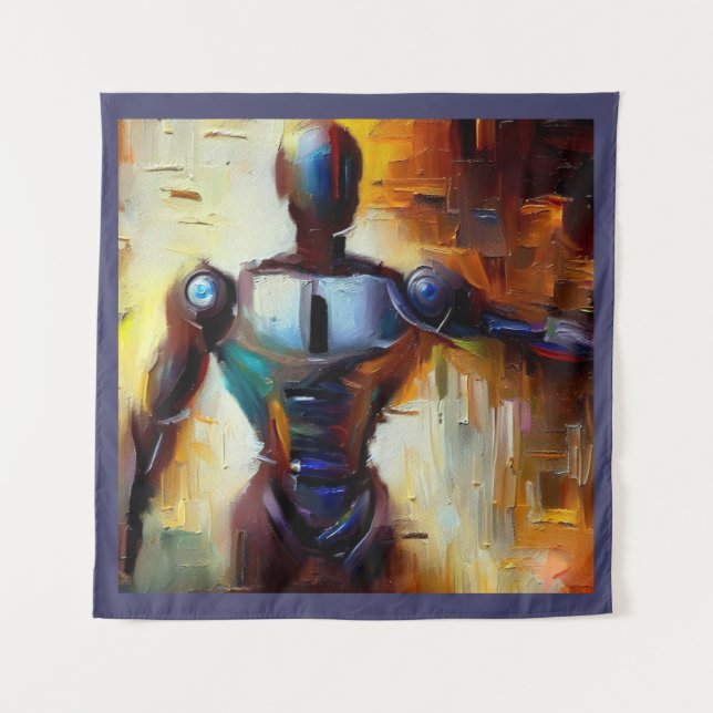 SF - Artificial Intelligence Hero 1 Tapestry (Front)