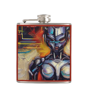 SF - Artificial Intelligence Hero 2 Hip Flask