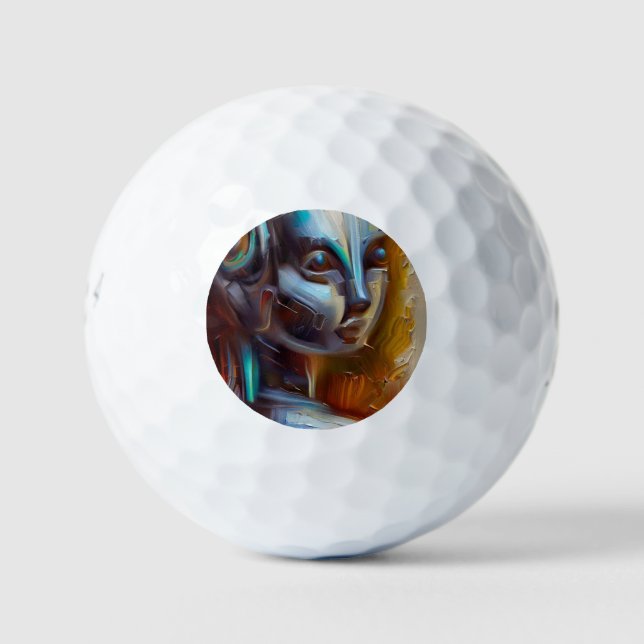 SF - Artificial Intelligence Hero (3) Golf Balls (Front)