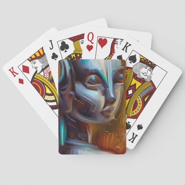 SF - Artificial Intelligence Hero (3) Playing Cards (Back)