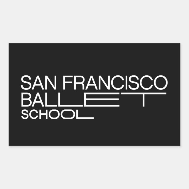 SF Ballet School Sticker (Front)