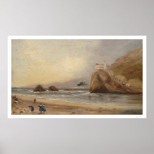 SF beach, Seal Rock, and Cliff House (1166) Poster