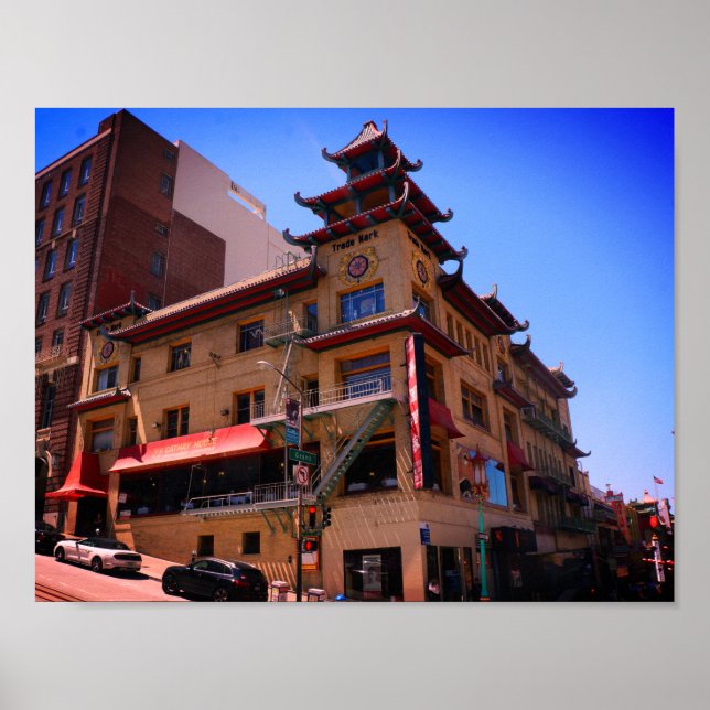 SF Chinatown Trade Mark Building Poster (Front)