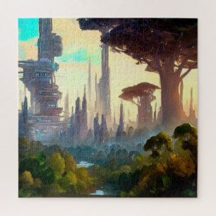 SF City Forest Planet (1) Jigsaw Puzzle