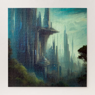 SF City Forest Planet (3) Jigsaw Puzzle