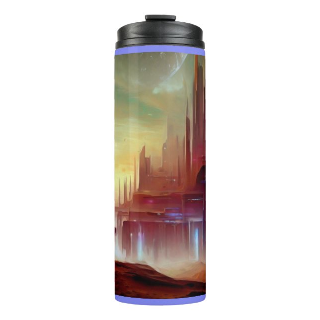 SF City On a Strange Planet 1 Thermal Tumbler (Front)