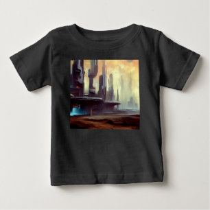 SF City On a Strange Planet 2 Baby T-Shirt
