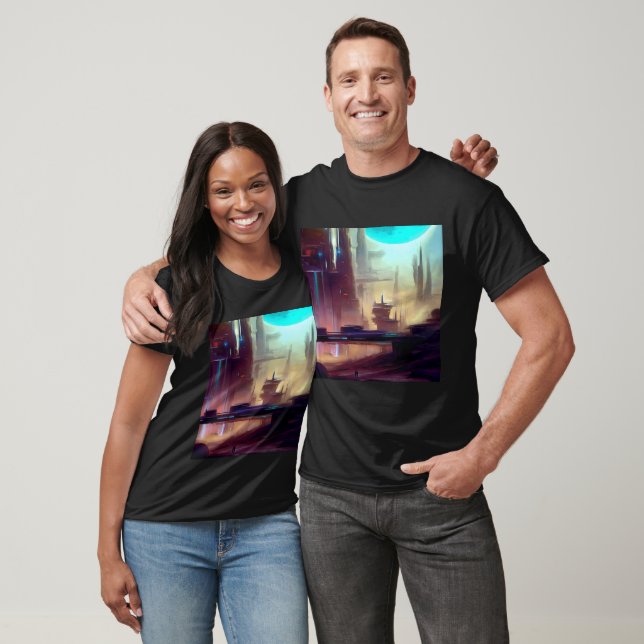 SF City On a Strange Planet 3 T-Shirt (Unisex)