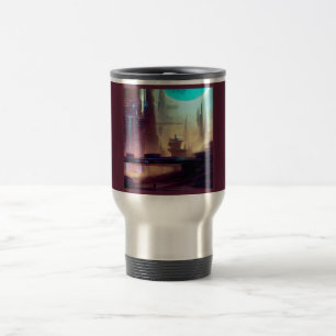 SF City On a Strange Planet 3 Travel Mug
