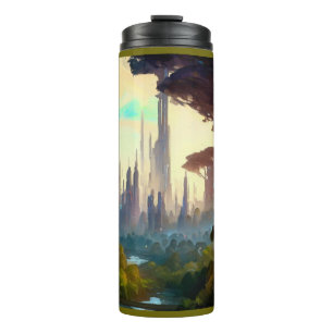 SF - City On Forest Planet 1 Thermal Tumbler