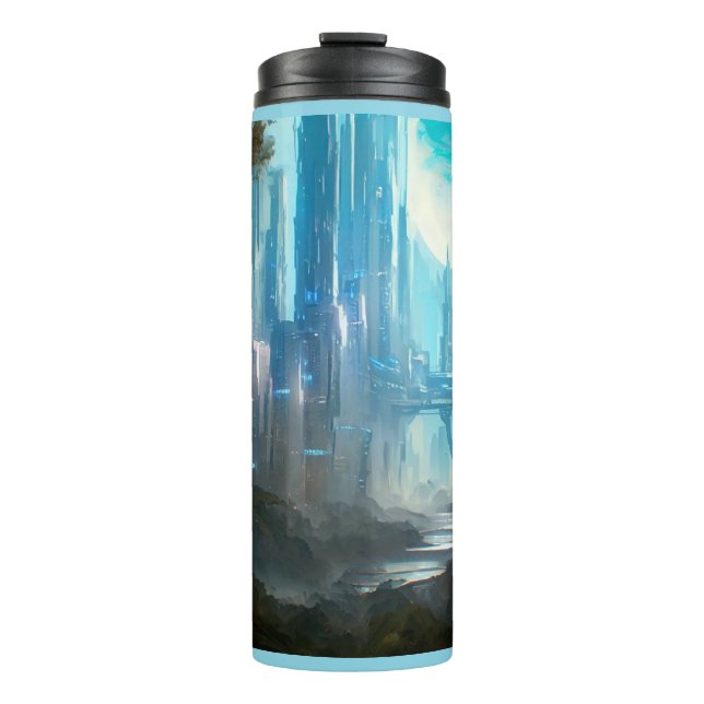 SF - City On Forest Planet 2 Thermal Tumbler (Front)