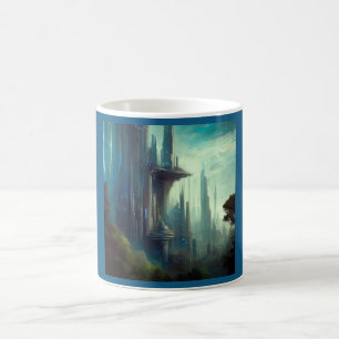 SF - City On Forest Planet 3 Coffee Mug