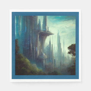 SF - City On Forest Planet 3 Napkin